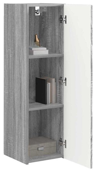 TV Fali Szekrény 2 pcs Szürke Sonoma 30 x 31 x 100 cm Faanyag