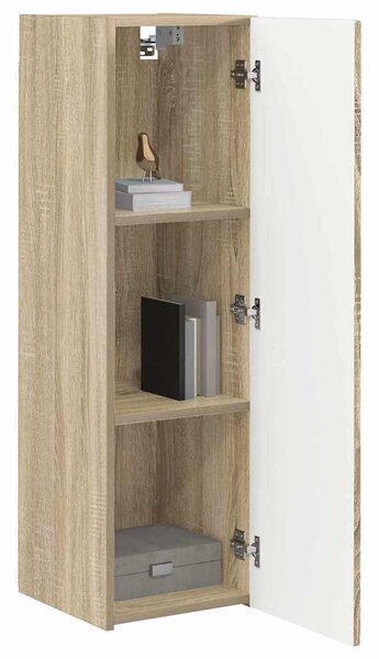 TV Fali Szekrény 2 pcs Sonoma 30 x 31 x 100 cm Faanyag