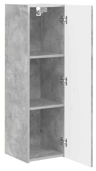 TV Fali Szekrény Beton 30 x 31 x 100 cm Faanyag