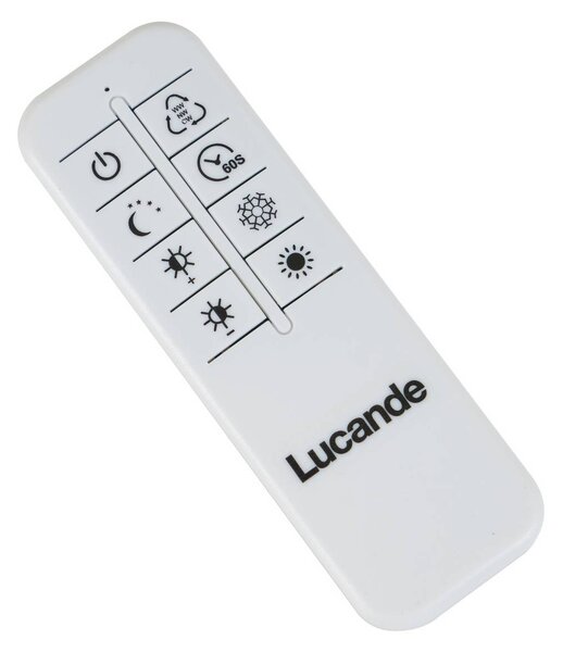 Lucande Daelor LED lógó világítás, fekete/fa, CCT, dimmelhető, dimmelhető, Fekete, Nappali / Étkező, fém, Dizájn