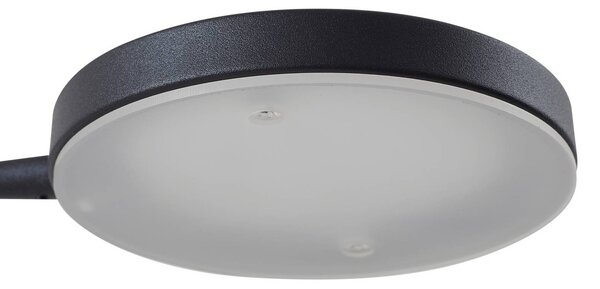Lindby LED tölthető állólámpa Elvyn, fekete, állítható, dimmelhető, Fekete, Nappali / Étkező, fém, Modern