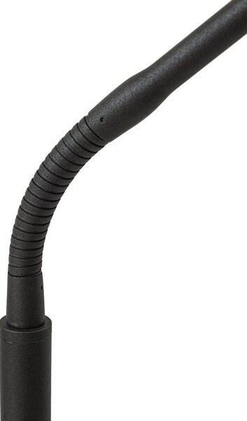Lindby LED tölthető állólámpa Elvyn, fekete, állítható, dimmelhető, Fekete, Nappali / Étkező, fém, Modern