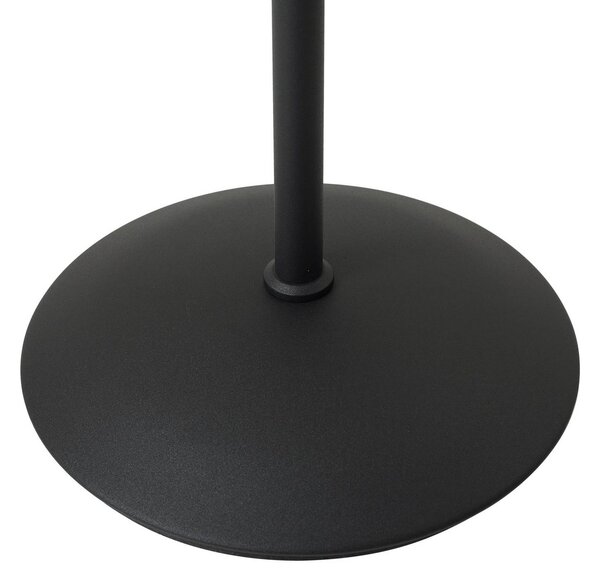 Lindby LED tölthető állólámpa Elvyn, fekete, állítható, dimmelhető, Fekete, Nappali / Étkező, fém, Modern