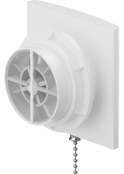 Mexen EXS 100 fürdőszobai ventilátor, zsinóros kapcsoló, fehér - W9604-100K-00
