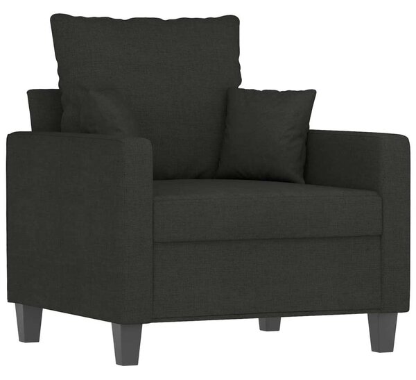 VidaXL fekete szövet kanapéfotel 60 cm