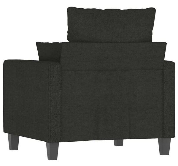 VidaXL fekete szövet kanapéfotel 60 cm