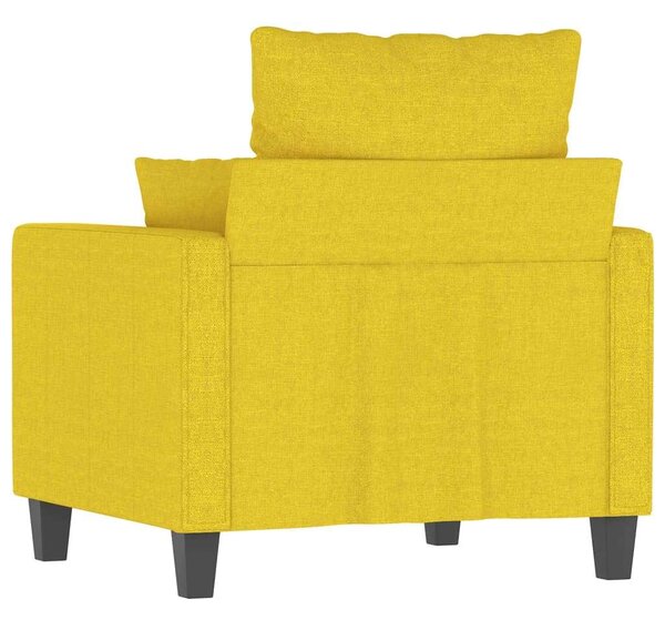 VidaXL Sárga Szövet Fotel - 60 cm