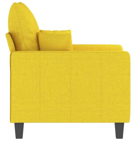 VidaXL Sárga Szövet Fotel - 60 cm