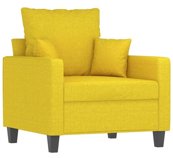 VidaXL Sárga Szövet Fotel - 60 cm