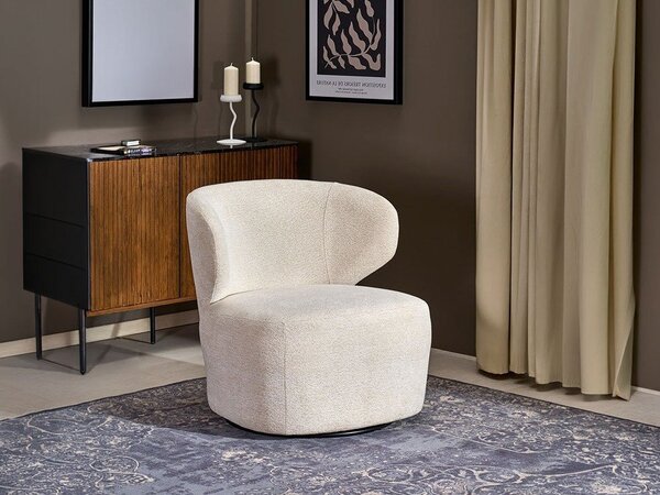 Fotel Houston 2098, Kárpit, 76x74x75cm, Bézs