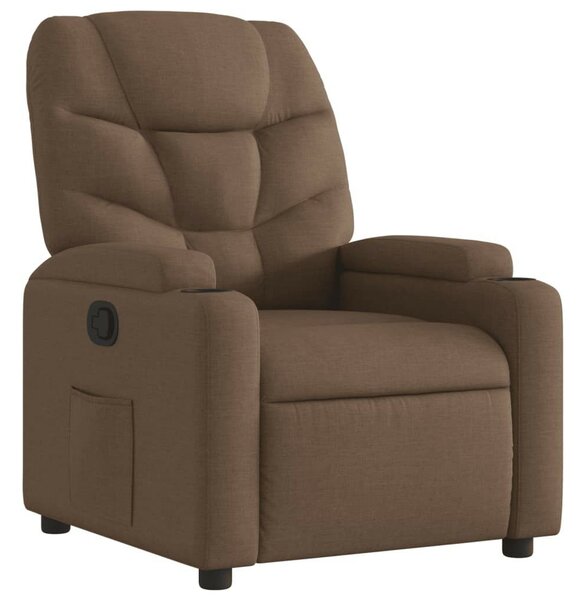 VidaXL Dönthető Fotel - Barna Szövet - Kényelmes Relax Fotel