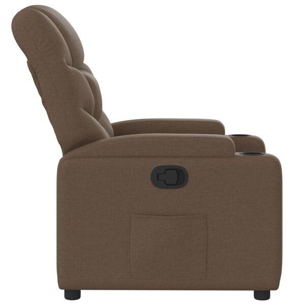 VidaXL Dönthető Fotel - Barna Szövet - Kényelmes Relax Fotel