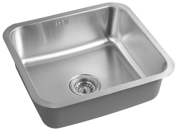 Aqualine Aqualine, rozsdamentes acél beépített mosogató 50x18x45cm, AQ5045