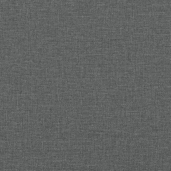 VidaXL sötétszürke szövetpad háttámlával 120 x 62 x 75,5 cm
