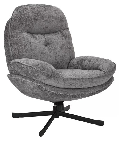Harper Comfort Forgó Fotel Szürke Szövet 360° TILT