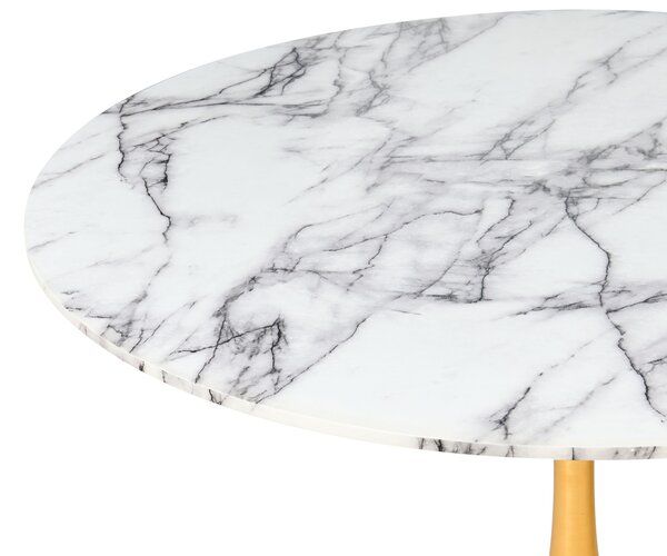 Étkezőasztal BOCA Márvány/arany 90 cm 90 cm