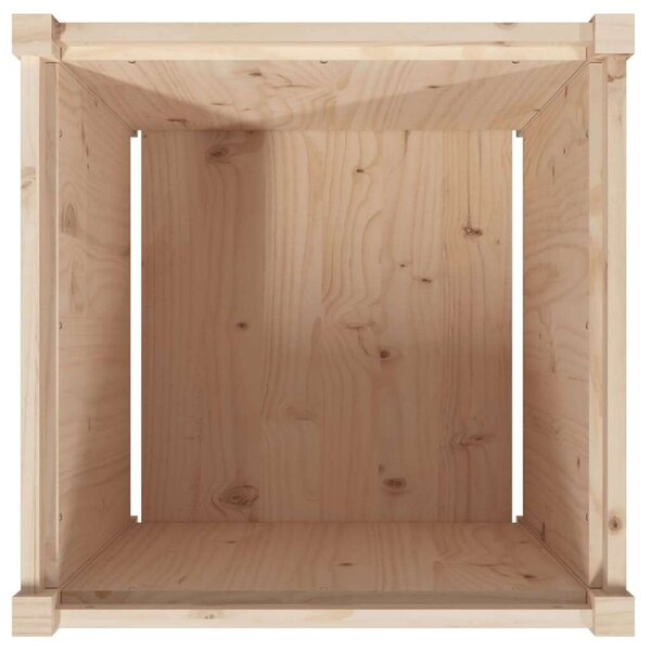 VidaXL Fa Virágláda - 2 db - 60x60x60 cm