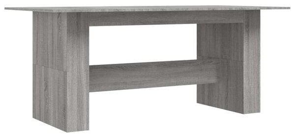 VidaXL Étkezőasztal - Sonoma Szürke - 180x90 cm