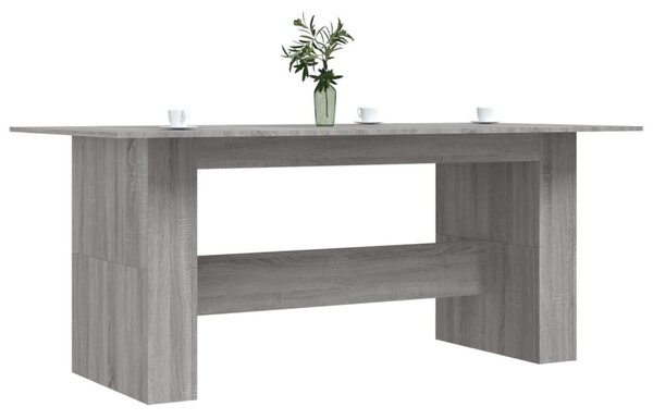 VidaXL Étkezőasztal - Sonoma Szürke - 180x90 cm