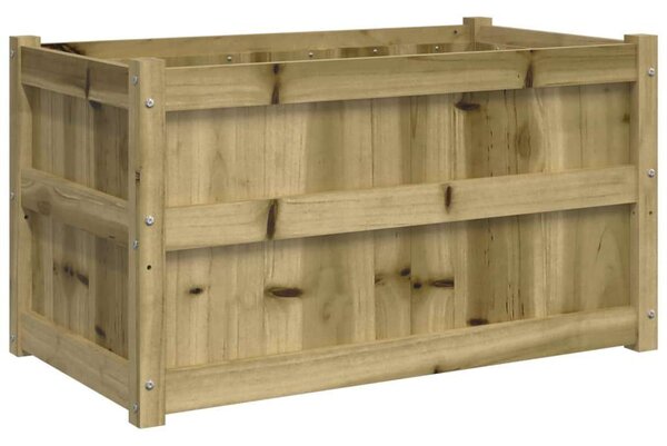 VidaXL Virágláda - 2 db - 90x50x50 cm - Fenyőfa