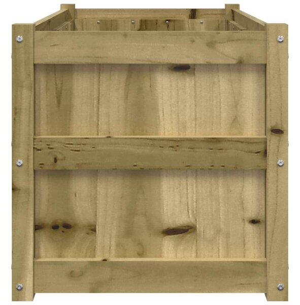 VidaXL Virágláda - 2 db - 90x50x50 cm - Fenyőfa
