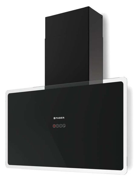 Faber GLAM-FIT 80 BK Kürtős páraelszívó, 570 m3/óra, 3 fokozat, LED világítás, A energiaosztály