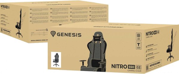 Genesis Nitro 550 G2 Gamer Szék - Szürke