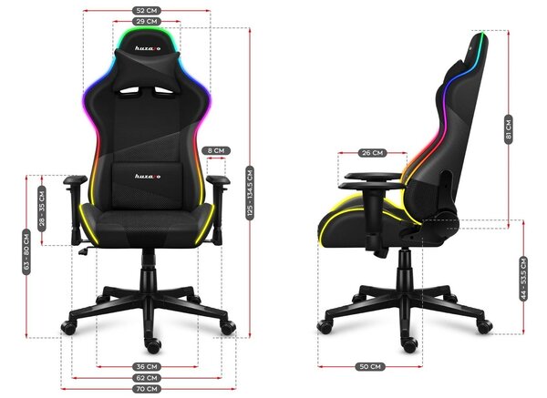 Huzaro Force 6.2 RGB Gamer Szék