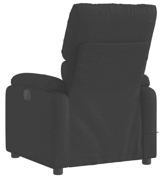 VidaXL Masszázsfotel - Fekete Szövet