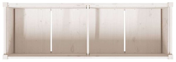 VidaXL Virágláda - Fehér Fenyőfa - 150x50x70 cm