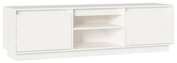 VidaXL Fehér Fenyőfa TV-szekrény - 140x35x40 cm
