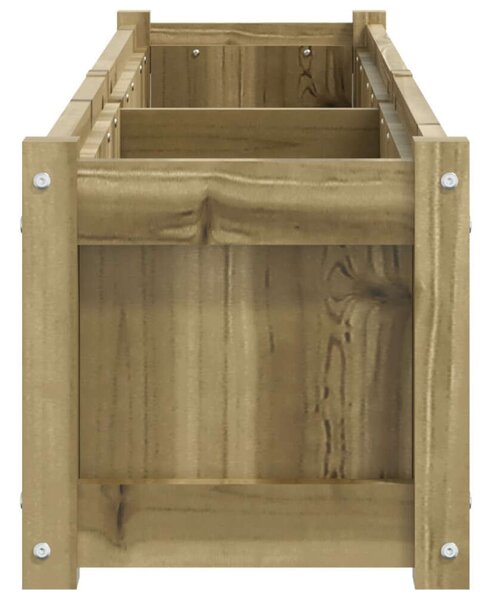 VidaXL Virágláda - Fenyőfa - 150x31x31 cm - 2 db