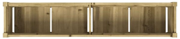 VidaXL Virágláda - Fenyőfa - 150x31x31 cm - 2 db