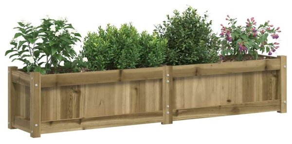 VidaXL Virágláda - Fenyőfa - 150x31x31 cm - 2 db
