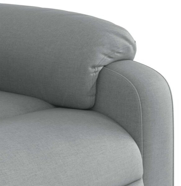 VidaXL Dönthető Fotel - Világosszürke Szövet
