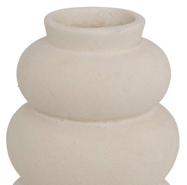 3 darabos fehér kerámia váza szett 9 cm - BOUQUET