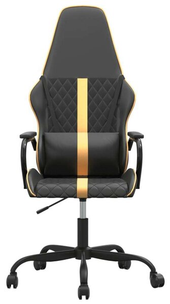 Gamer Szék - Masszázsfuggvény - Arany/Fekete