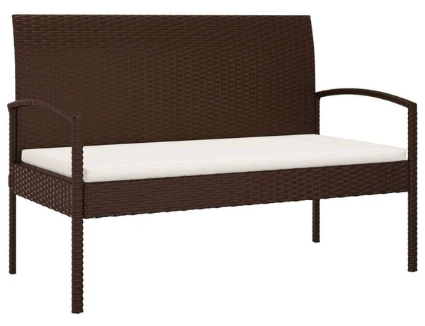 RelaxDays - Barna Polyrattan Kerti Pad - 105 cm