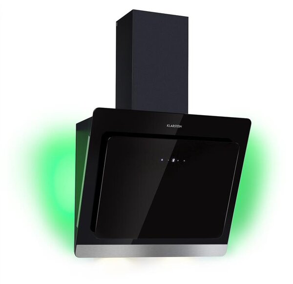 Klarstein Aurora Eco 60, páraelszívó, 550 m³/h, LED kijelző, fekete