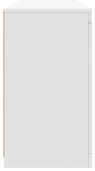 VidaXL LED Tálalószekrény - Fehér - 162cm
