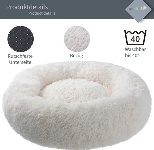 PESTUFF Kutyafekhely kerek 80 cm bézs