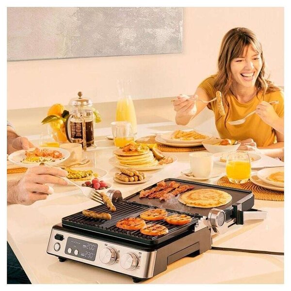Braun Multigrill 7 CG7044 Kontaktgrill - Inox/Fekete