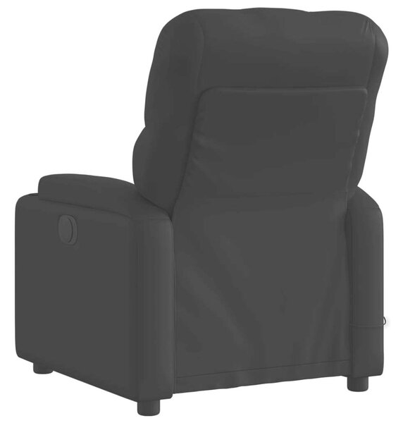 VidaXL Masszázsfotel - Fekete Műbőr