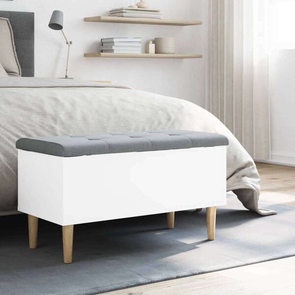 VidaXL Tárolós Pad - Fehér - 82x42x46 cm