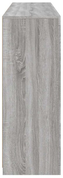 VidaXL LED-es Tálalószekrény Szett - Sonoma Szürke - 142,5cm