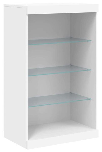 VidaXL LED Tálalószekrény - Fehér - 181,5x37x100 cm