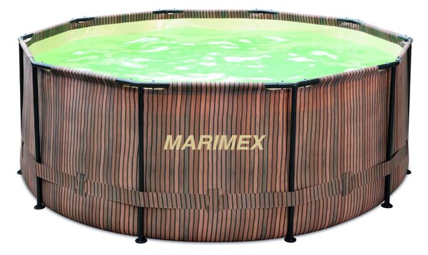 Marimex Florida medence 3,05 x 0,91 m szkimmerrel – TEAK minta