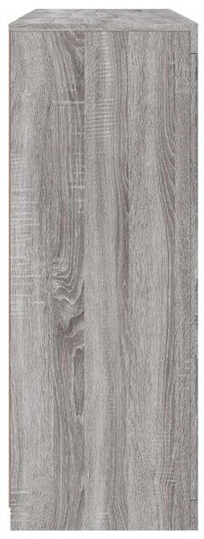 VidaXL LED-es Tálalószekrény Szett - Sonoma Szürke - 142,5cm