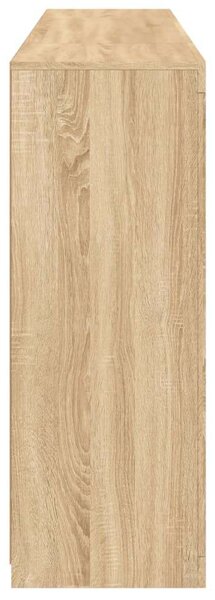 VidaXL LED-es Tálalószekrény Sonoma Tölgy - 163cm