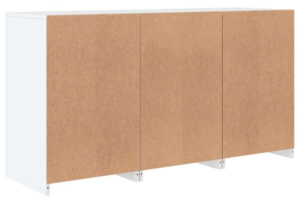 VidaXL LED Tálalószekrény - Fehér - 123x37x67 cm